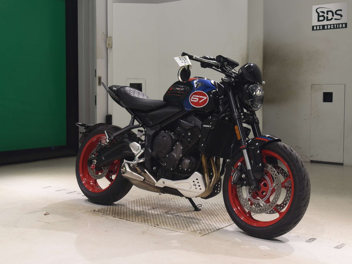 Triumph TRIDENT660 2025, рама SMTL21U47TTCK7333 – мотоцикл из Японии с аукциона BDS, фото 3