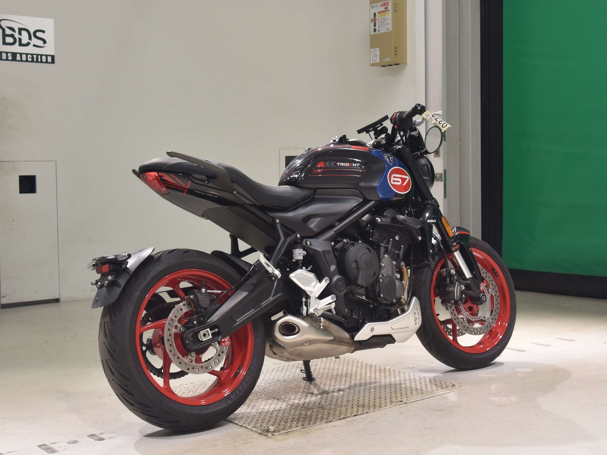 Triumph TRIDENT660 2025, рама SMTL21U47TTCK7333 – мотоцикл из Японии с аукциона BDS, фото 5