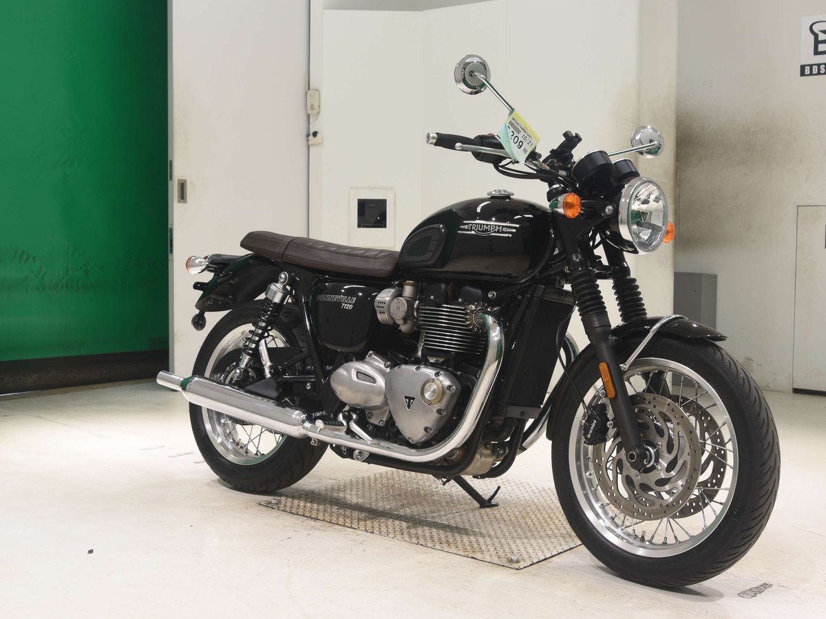 Triumph BONNEVILLE T120 2024, рама SMTDAD75HWRBT6497 – мотоцикл из Японии с аукциона BDS, фото 3