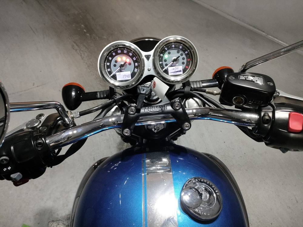 Triumph BONNEVILLE T100 2023, рама SMTDAD70GDPBJ1855 – мотоцикл из Японии с аукциона JBA, фото 5